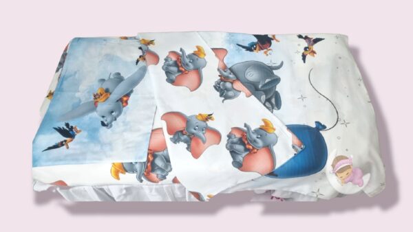 Set Lenzuola o Tessile con copripiumino sfoderabile - Dumbo