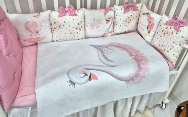 Set Paracolpi Cigno Rosa con copertina + Pile /Mezza stagione/ - Image 3