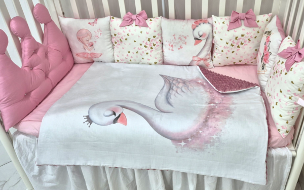 Set Paracolpi Cigno Rosa con copertina + Pile /Mezza stagione/