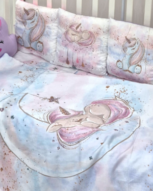 Set Paracolpi Unicorno con copertina +pile