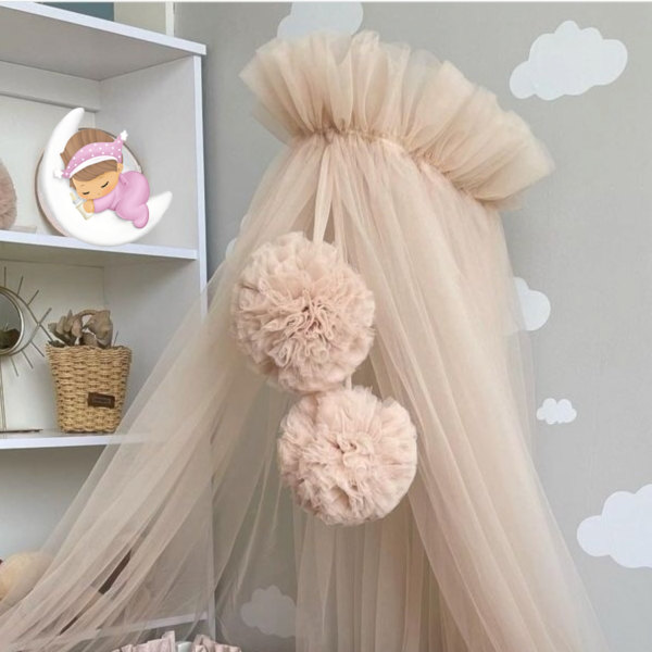 Baldacchino per culla Beige