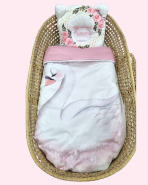 Set per passeggino 3 pz - Cigno Rosa