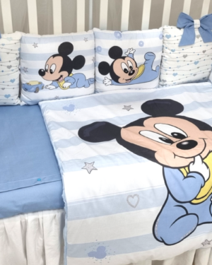 Set Paracolpi Mickey Mouse Topolino baby - copertina  con pile