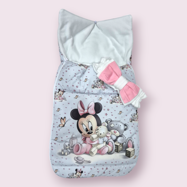 Sacco Nanna per passeggino - Minnie con Orsetto - Image 2