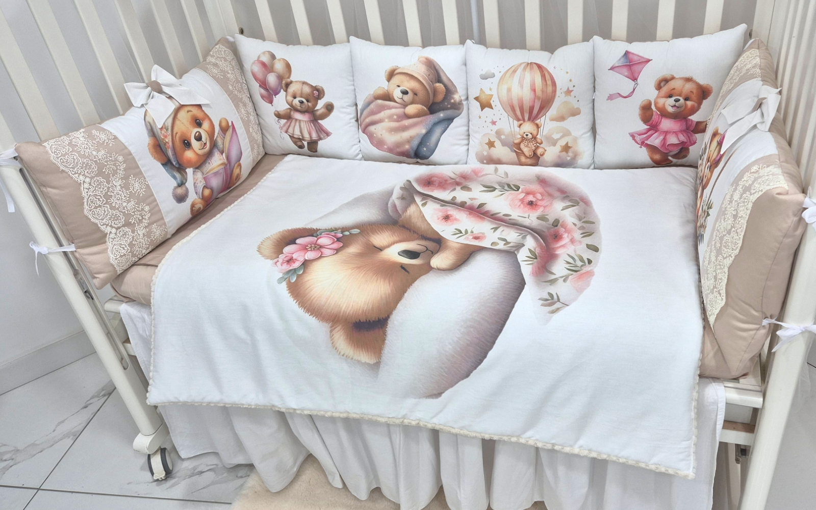 Set Paracolpi con Orsetto - copertina +pile